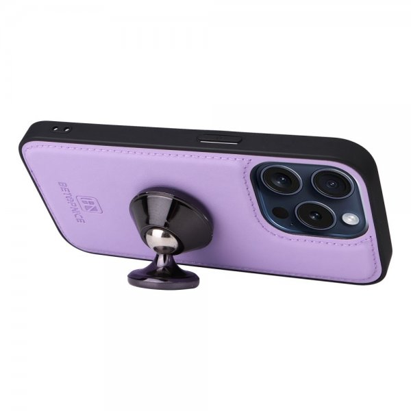 Betopnice iPhone 15 Pro Fodral med Löstagbart Skal 005 Lila