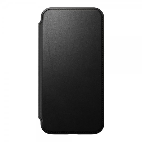 Nomad iPhone 15 Pro Fodral Modern Leather Folio Svart
