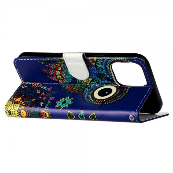 iPhone 15 Pro Fodral Motiv Uggla Mandala