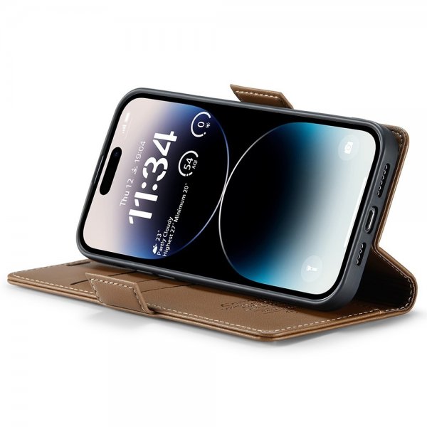 CaseMe iPhone 15 Pro Max Fodral 023 Series Brun