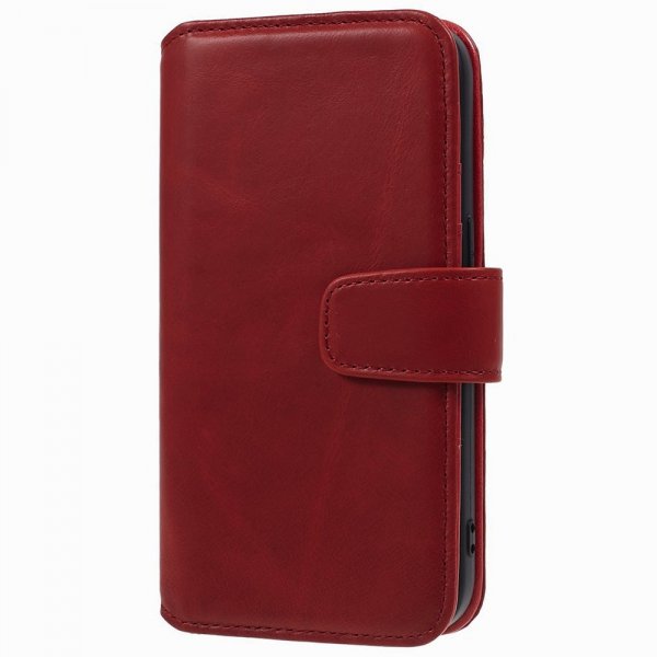 Nordic Covers iPhone 15 Pro Max Fodral Essential Leather Poppy Red
