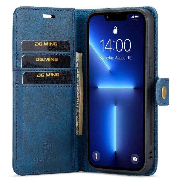 Dg.Ming iPhone 15 Pro Max Fodral med Löstagbart Skal Blå