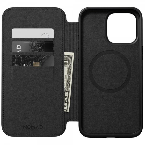 Nomad iPhone 15 Pro Max Fodral Modern Leather Folio English Tan