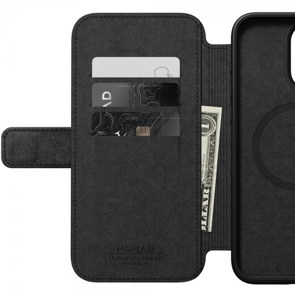 Nomad iPhone 15 Pro Max Fodral Modern Leather Folio Horween Rustic Brown