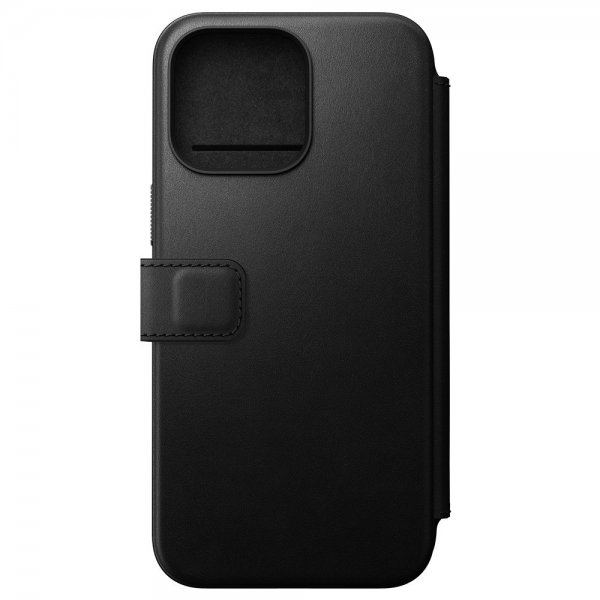Nomad iPhone 15 Pro Max Fodral Modern Leather Folio Svart