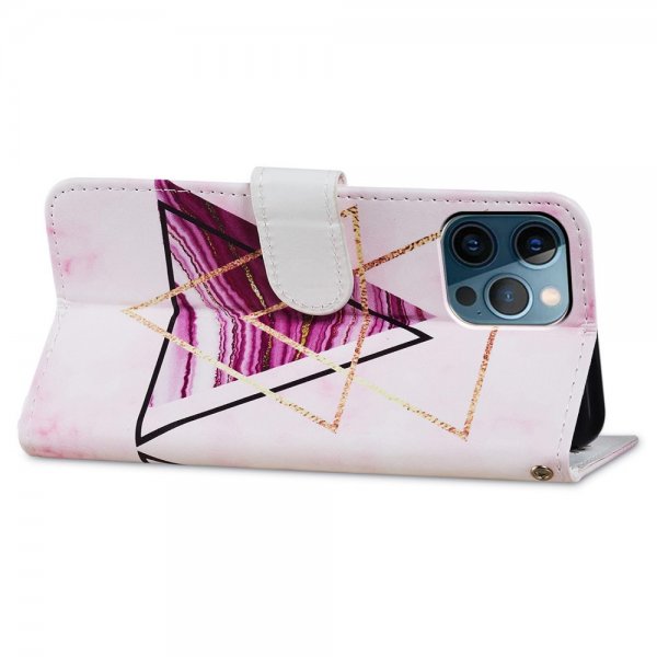 iPhone 15 Pro Max Fodral Motiv Trianglar Marmor