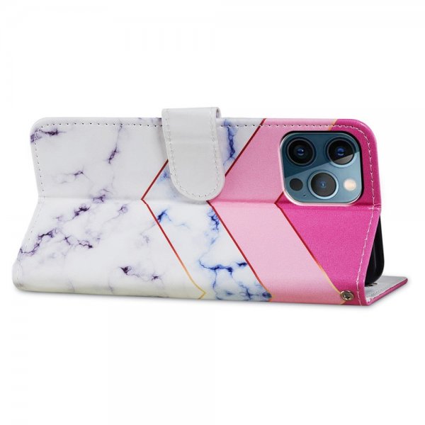 iPhone 15 Pro Max Fodral Motiv Vit Marmor