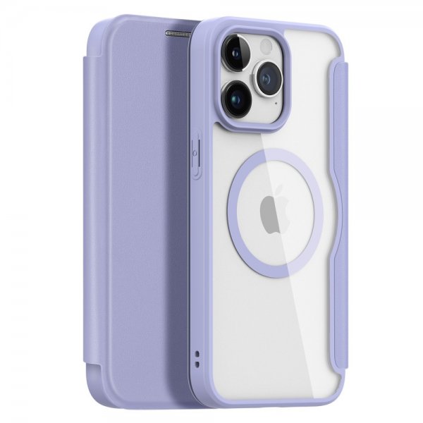 Dux Ducis iPhone 15 Pro Max Fodral Skin X Pro Series MagSafe Lila