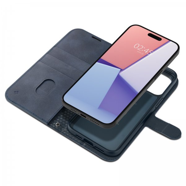 Spigen iPhone 15 Pro Max Fodral Wallet S Pro Navy