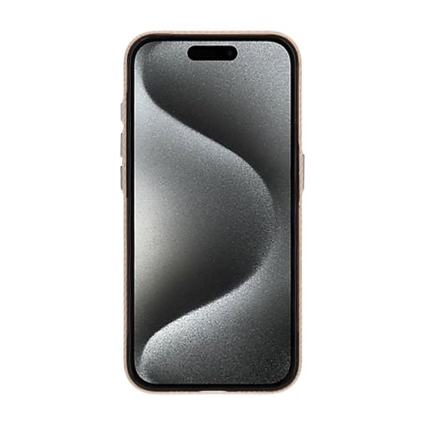 iPhone 15 Pro Max Skal Kolfibermönster MagSafe Guld