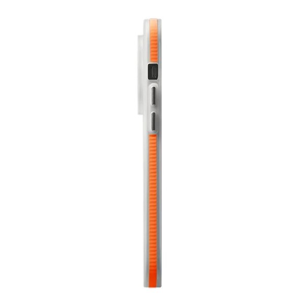 Rvelon iPhone 15 Pro Max Skal Korrugerad MagSafe Orange