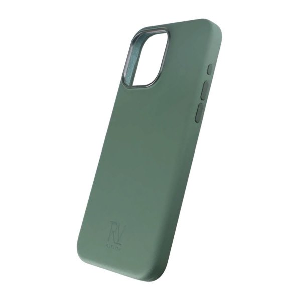 Rvelon iPhone 15 Pro Max Skal Silikon MagSafe Grön