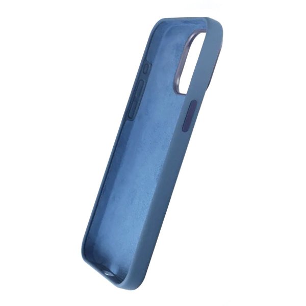 Rvelon iPhone 15 Pro Max Skal Silikon Mörkblå