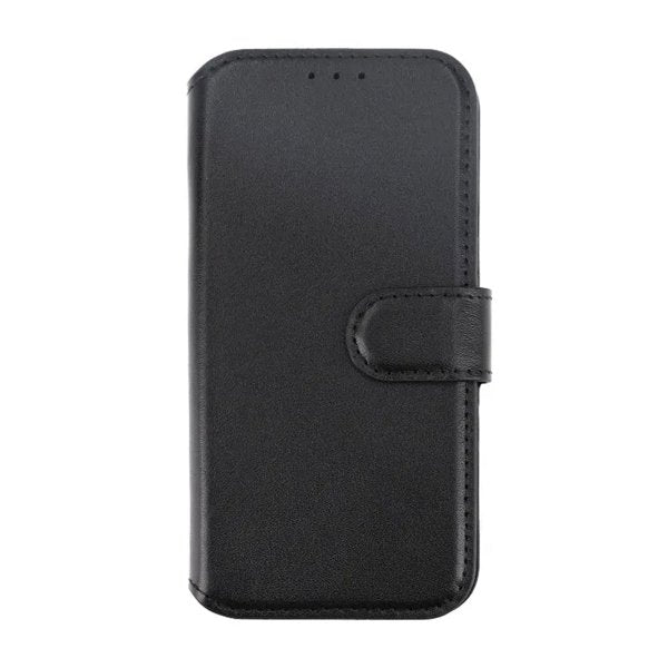 Rvelon iPhone 15 Pro Max Fodral Äkta Läder Svart
