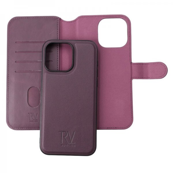 Rvelon iPhone 15 Pro Max Fodral Magnetiskt Avtagbart Skal Lila