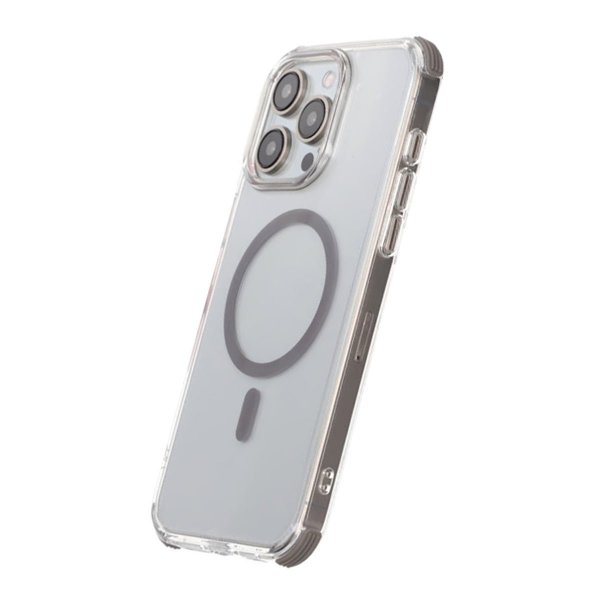 Rvelon iPhone 15 Pro Max Skal Förstärkta Hörn Grå