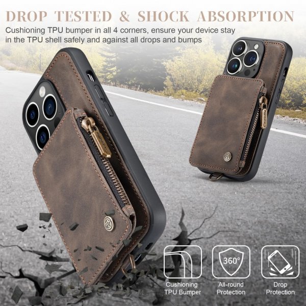 CaseMe iPhone 15 Pro Max Skal C20 Series Kaffe