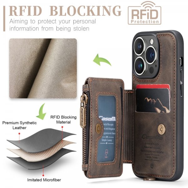 CaseMe iPhone 15 Pro Max Skal C20 Series Kaffe