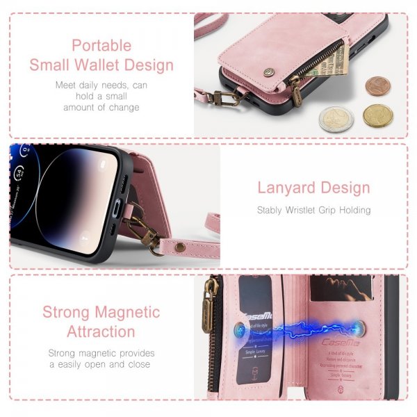 CaseMe iPhone 15 Pro Max Skal C20 Series Rosa
