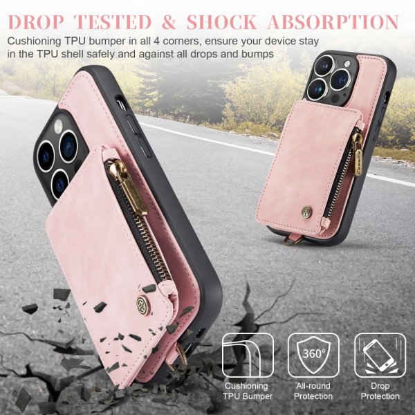 CaseMe iPhone 15 Pro Max Skal C20 Series Rosa