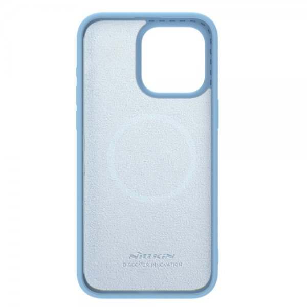 Nillkin iPhone 15 Pro Max Skal CamShield Silky MagSafe Ljusblå