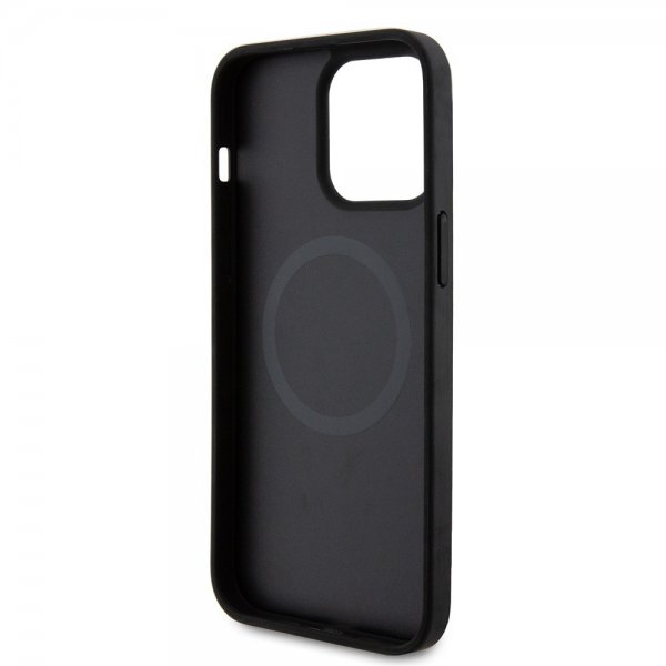 Ferrari iPhone 15 Pro Max Skal Carbon PU Leather MagSafe Svart