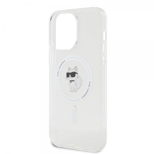 Karl Lagerfeld iPhone 15 Pro Max Skal Choupette MagSafe Transparent