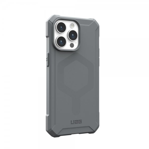 Urban Armor Gear (UAG) iPhone 15 Pro Max Skal Essential Armor MagSafe Silver