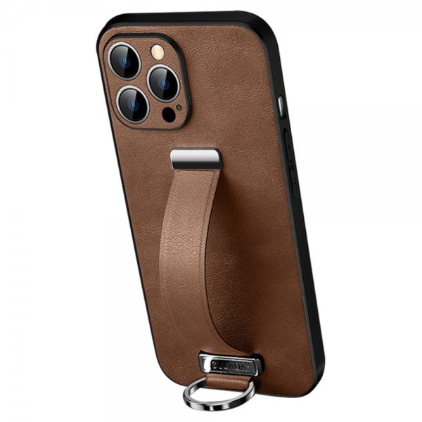 Sulada iPhone 15 Pro Max Skal Fashion Series Brun