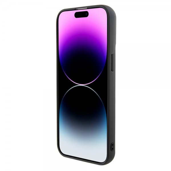 Karl Lagerfeld iPhone 15 Pro Max Skal Fixed Glitter Svart