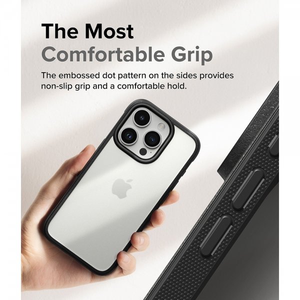 Ringke iPhone 15 Pro Max Skal Fusion Bold Matte Black