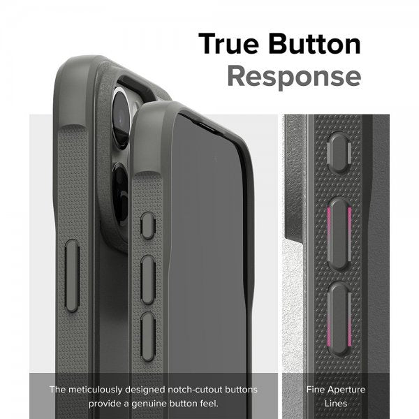 Ringke iPhone 15 Pro Max Skal Fusion Bold Matte Gray