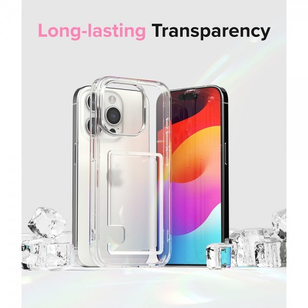 Ringke iPhone 15 Pro Max Skal Fusion Card Clear