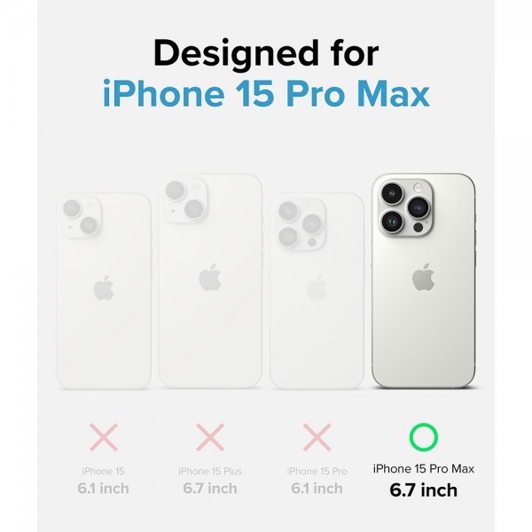 Ringke iPhone 15 Pro Max Skal Fusion Design Jeju