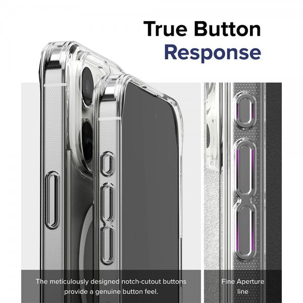 Ringke iPhone 15 Pro Max Skal Fusion Magnetic Matte Clear