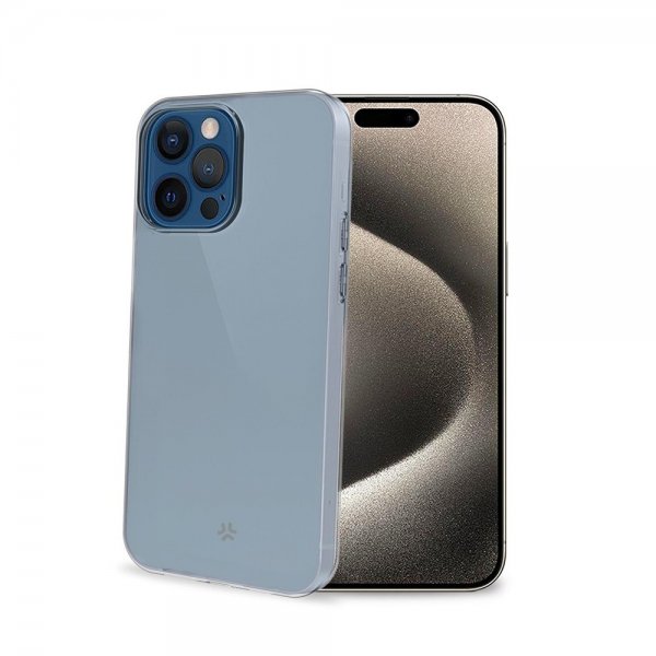 Celly iPhone 15 Pro Max Skal GELSKIN Transparent