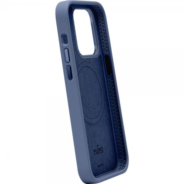 Puro iPhone 15 Pro Max Skal ICON Mag Pro Blå
