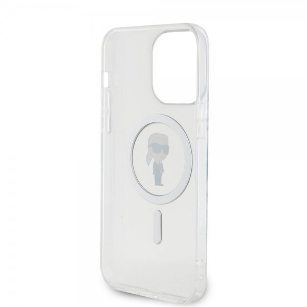 Karl Lagerfeld iPhone 15 Pro Max Skal Ikonik MagSafe Transparent