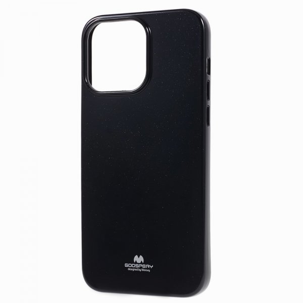 Mercury iPhone 15 Pro Max Skal Jelly Glitter Svart
