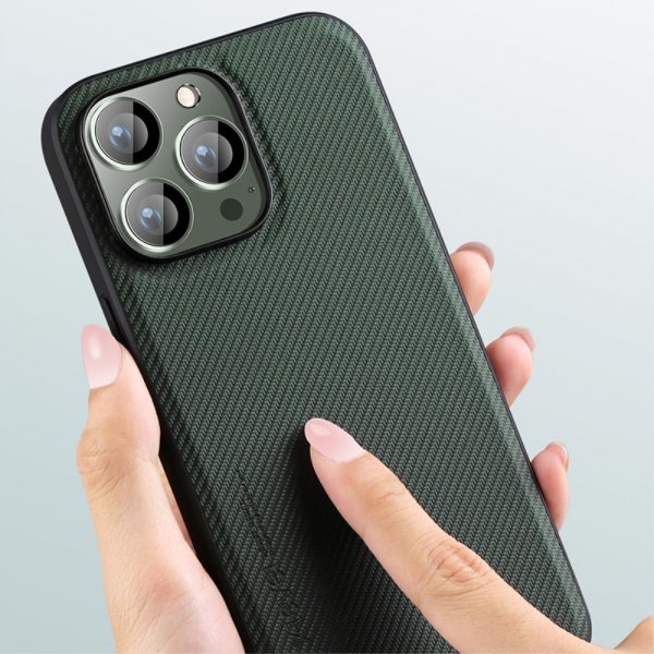 X-Level iPhone 15 Pro Max Skal Kevlar II Series Grön