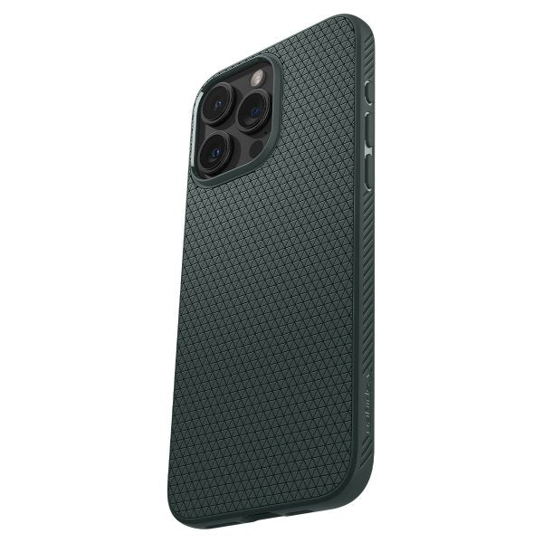 Spigen iPhone 15 Pro Max Skal Liquid Air Abyss Green