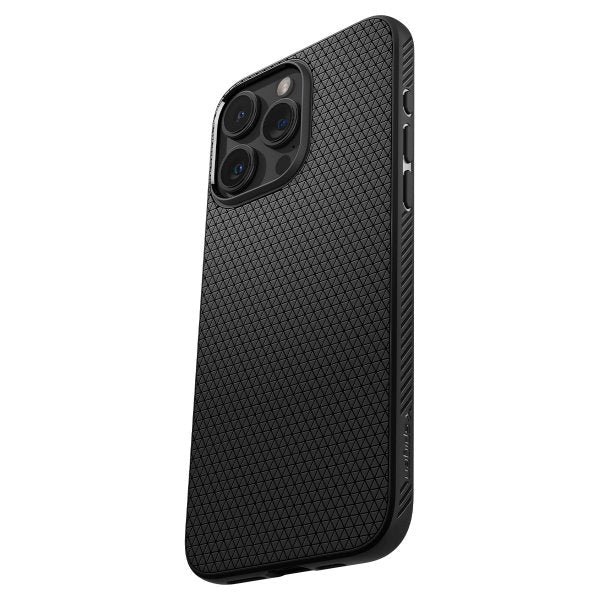 Spigen iPhone 15 Pro Max Skal Liquid Air Matte Black