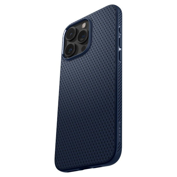 Spigen iPhone 15 Pro Max Skal Liquid Air Navy Blue
