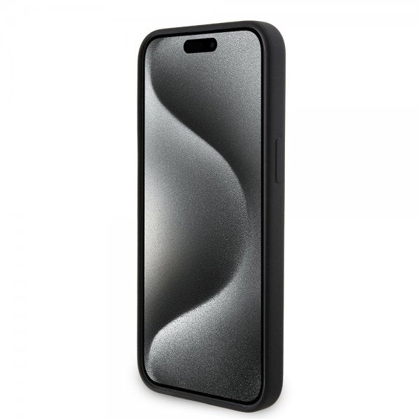 Karl Lagerfeld iPhone 15 Pro Max Skal Liquid Silicone MagSafe Svart