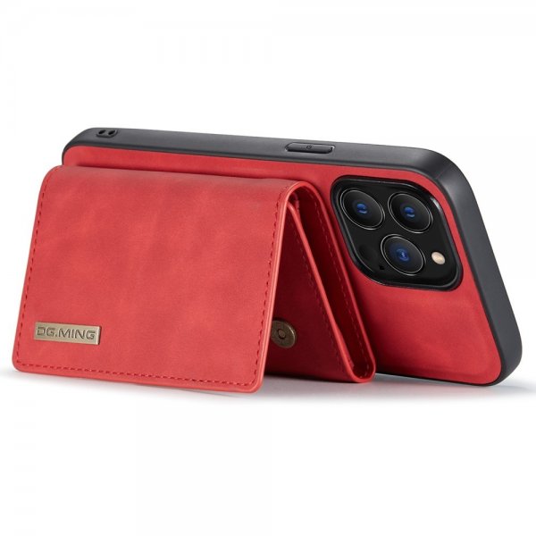 Dg.Ming iPhone 15 Pro Max Skal M1 Series Löstagbar Korthållare Röd