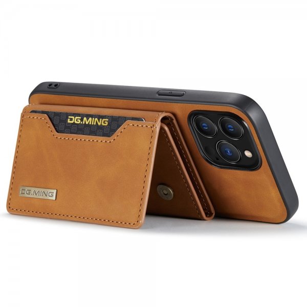 Dg.Ming iPhone 15 Pro Max Skal M2 Series Löstagbar Korthållare Brun
