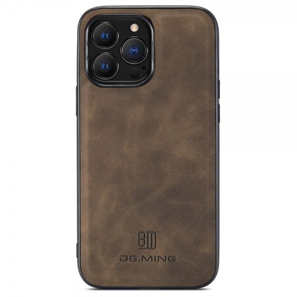 Dg.Ming iPhone 15 Pro Max Skal M2 Series Löstagbar Korthållare Kaffe