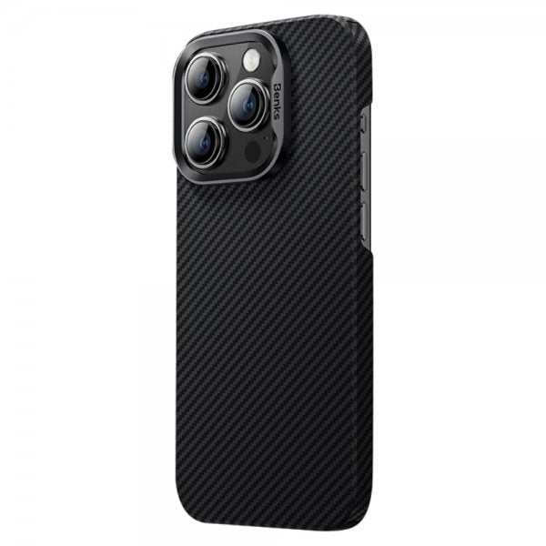 Benks iPhone 15 Pro Max Skal MagSafe Kevlar Svart