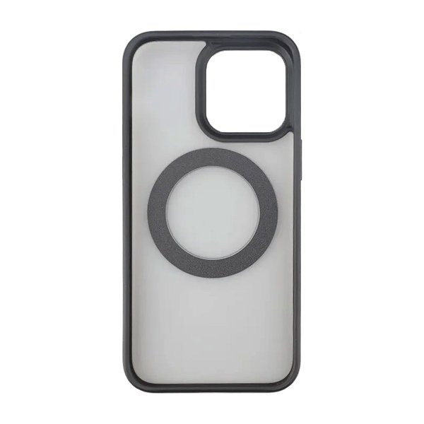 Rvelon iPhone 15 Pro Max Skal Roterbart MagSafe Stativ Matt Svart