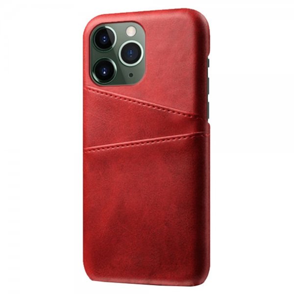 iPhone 15 Pro Max Skal med två Kortfack Röd